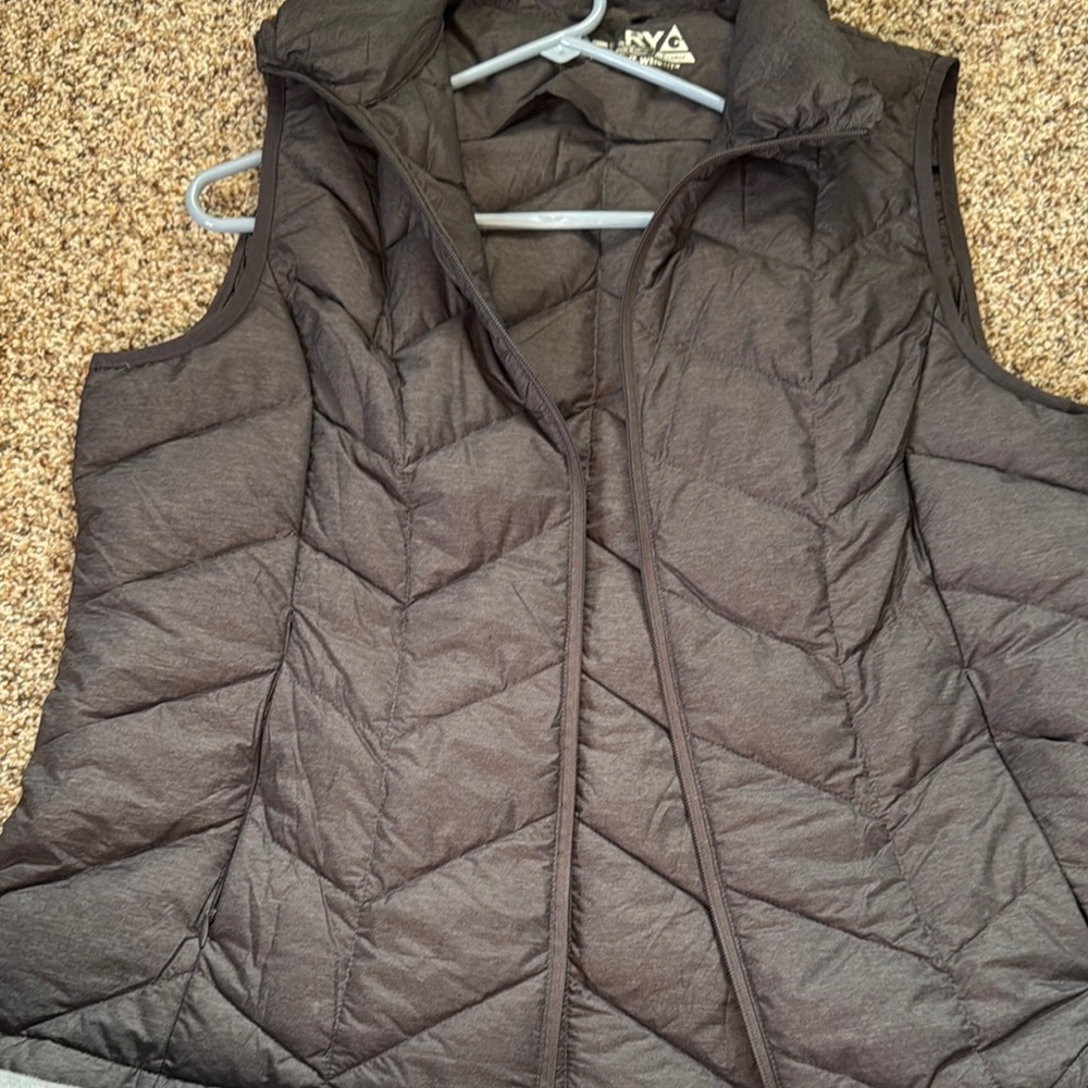 Gray Puffer Women's Vest